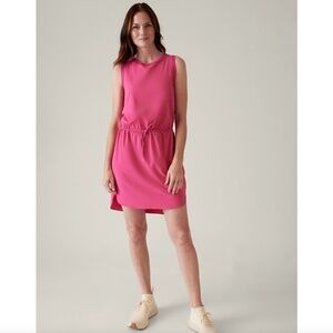 Athleta Rincon Dress, Salvia Pink